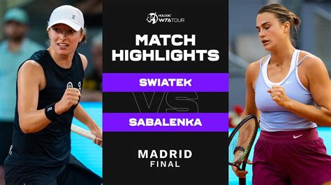 madrid open 2023 results|Swiatek vs. Sabalenka .